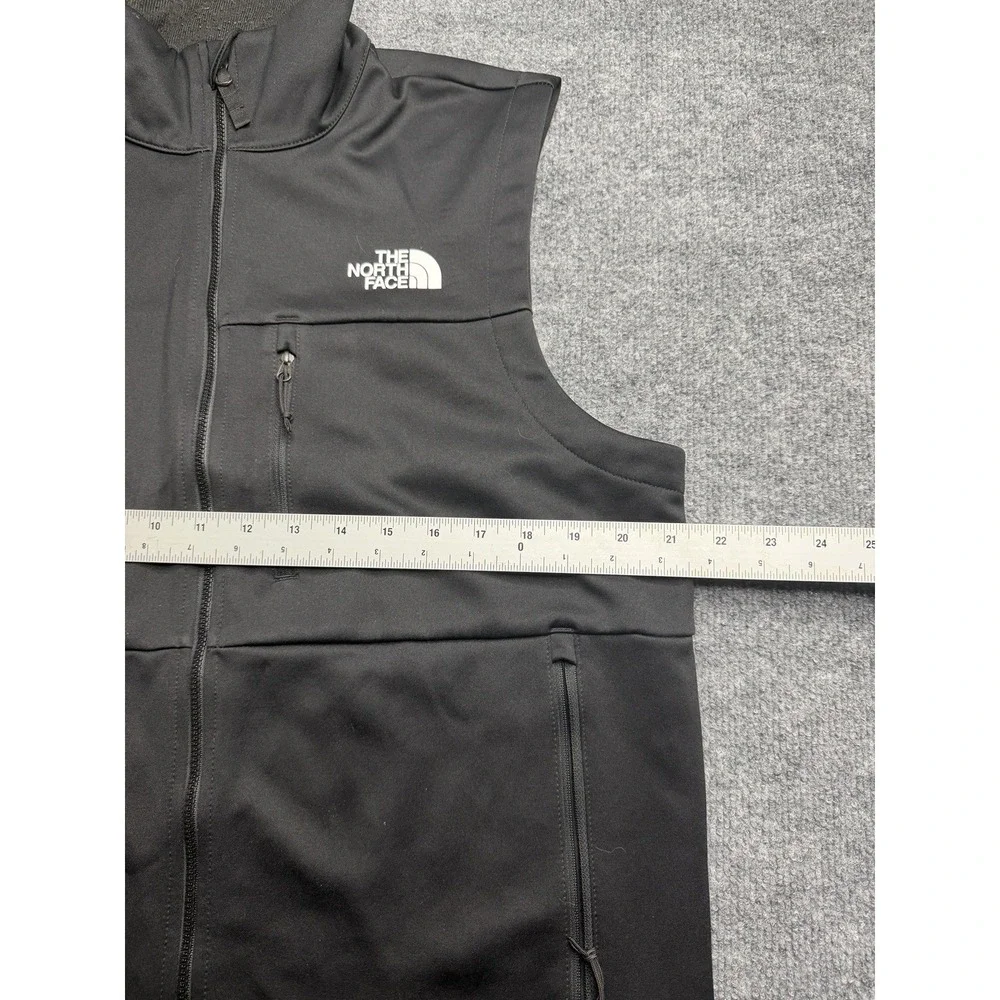 The North Face WindWall Vest Mens M Black Softshell Full Zip Hiking Gorpcore